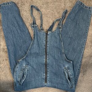 Forever 21 Blue Denim Overalls